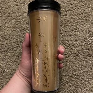 Gold Starbucks Tumbler